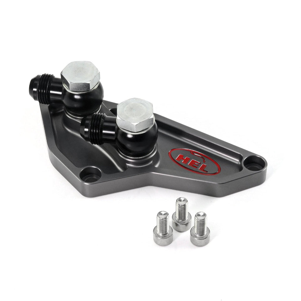 Kies-Motorsports HEL Performance USA B2B HEL Oil Cooler Engine Take Off Plate for BMW N20, N54 and N55 Engine (All Petrol Models)