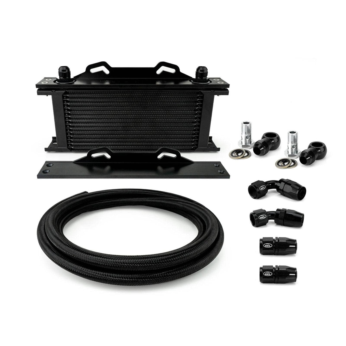 Kies-Motorsports HEL Performance USA B2B HEL Oil Cooler Kit for Mitsubishi Lancer Evo 6/7/8/9/10