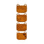 Kies-Motorsports HEL Performance USA B2B HEL Performance Carbon Fiber Brake Pad Shims for Mitsubishi Lancer Evo 6 and 7 with ATE calipers 1999-on