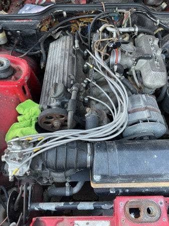 Kies-Motorsports HEL Performance USA B2B HEL Performance Fuel Injector Lines for Porsche 924 Turbo Later Models with M8 Banjos and M12 Injectors, Stainless Steel Braided