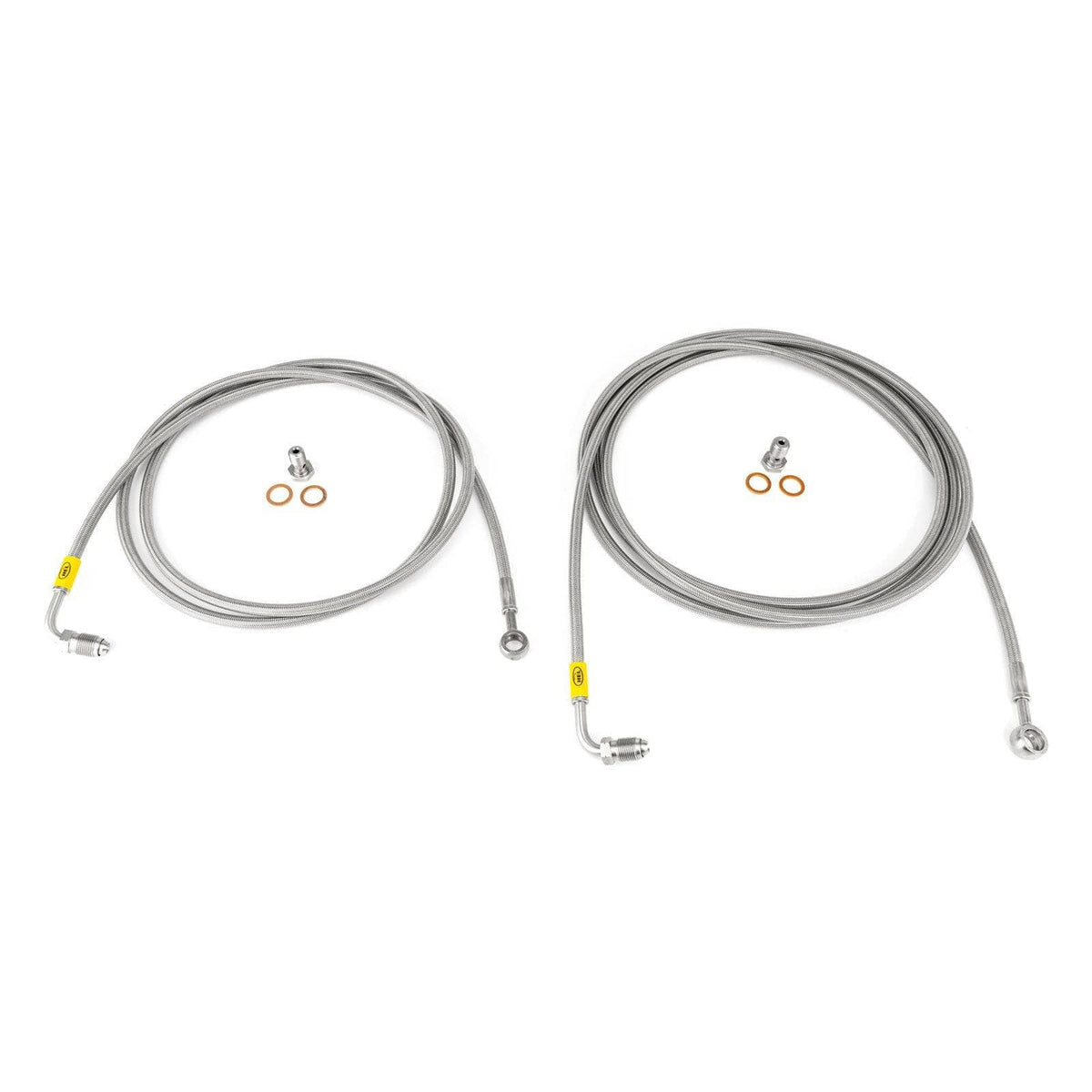 Kies-Motorsports HEL Performance USA B2B HEL Performance Hydraulic Handbrake Lines for BMW 3 Series E36 ABS and ASC+T right hand drive models (not tested on left hand drive models), Stainless Steel Braided