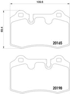 Kies-Motorsports Hella Hella 05-14 Aston Martin DB9 Rear Brake Pad Set