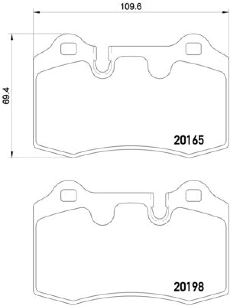 Hella 05-14 Aston Martin DB9 Rear Brake Pad Set Secondary image