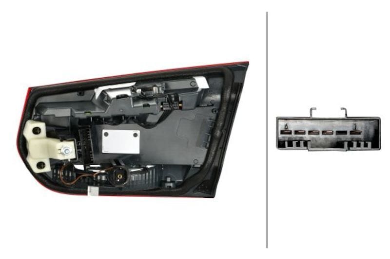 Hella 2012-2019 BMW 320i Left Tail Light Secondary image