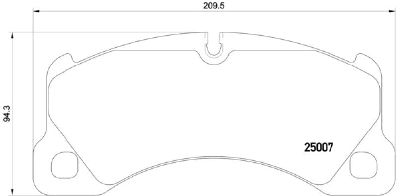 Hella 2012+ Porsche Cayenne 958 Front Brake Pad Set Secondary image