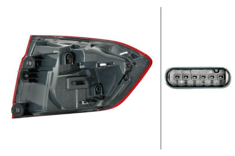 Kies-Motorsports Hella Hella 2014-2019 BMW 320i M3 Left Tail Light
