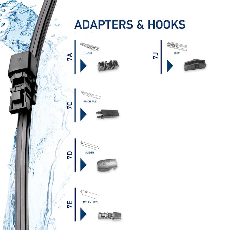 Hella Back Glass Wiper Blade 13in  - Single Secondary image