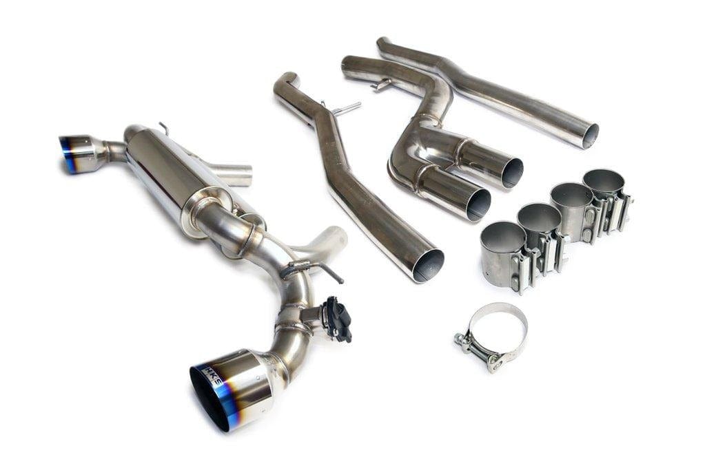 Kies-Motorsports HKS HKS 2019+ Toyota GR Supra w/o OPF Dual Hi-Power Titanium Main image