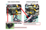 Kies-Motorsports HKS HKS 2019+ Toyota GR Supra w/o OPF Dual Hi-Power Titanium