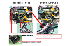 Kies-Motorsports HKS HKS 2019+ Toyota GR Supra w/o OPF Dual Hi-Power Titanium