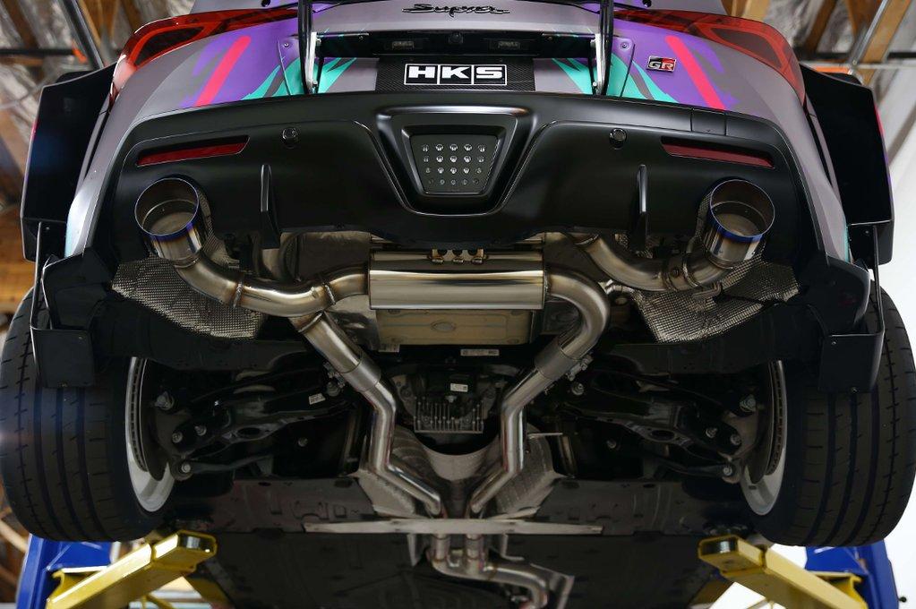 HKS 2019+ Toyota GR Supra w/o OPF Dual Hi-Power Titanium Secondary image