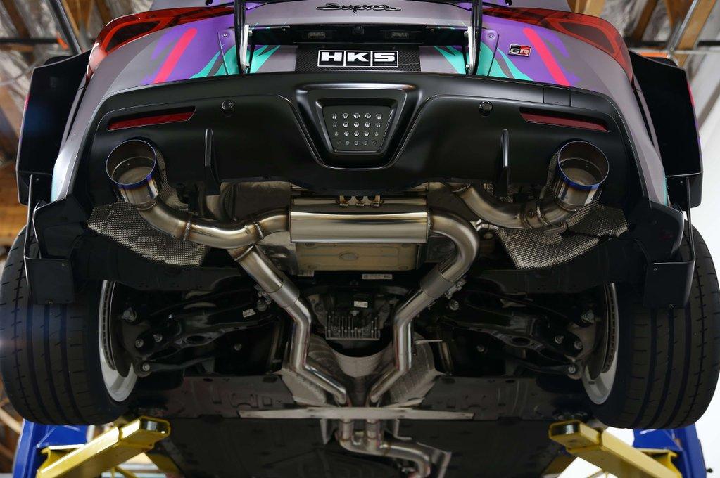 Kies-Motorsports HKS HKS 2019+ Toyota GR Supra w/o OPF Dual Hi-Power Titanium