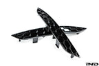 Kies-Motorsports IND Distribution Acexxon B9 A5 / S5  Rear Reflector Insert Set - Honeycomb Gloss Black