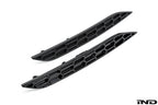 Kies-Motorsports IND Distribution Acexxon F22 2-Series M-Sport Rear Reflector Insert Set - Honeycomb Gloss Black