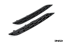 Kies-Motorsports IND Distribution Acexxon F22 2-Series M-Sport Rear Reflector Insert Set - Honeycomb Gloss Black