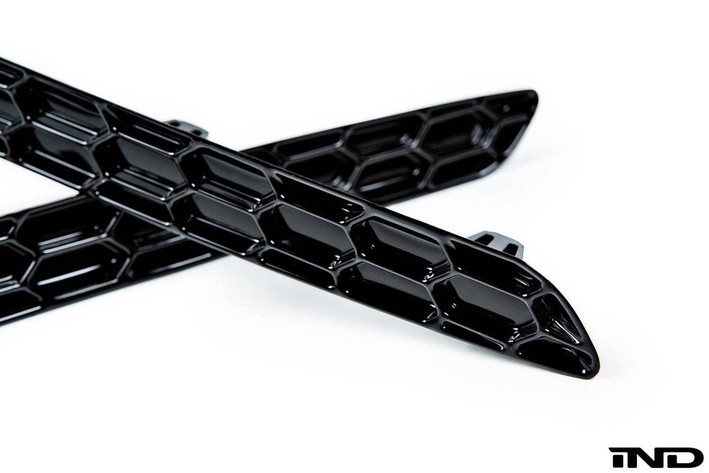 Kies-Motorsports IND Distribution Acexxon F87 M2 Rear Reflector Insert Set - Honeycomb Gloss Black