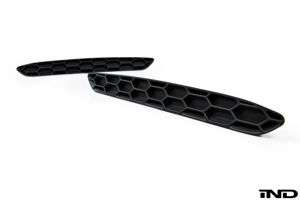 Kies-Motorsports IND Distribution Acexxon F87 M2 Rear Reflector Insert Set - Honeycomb Matte Black