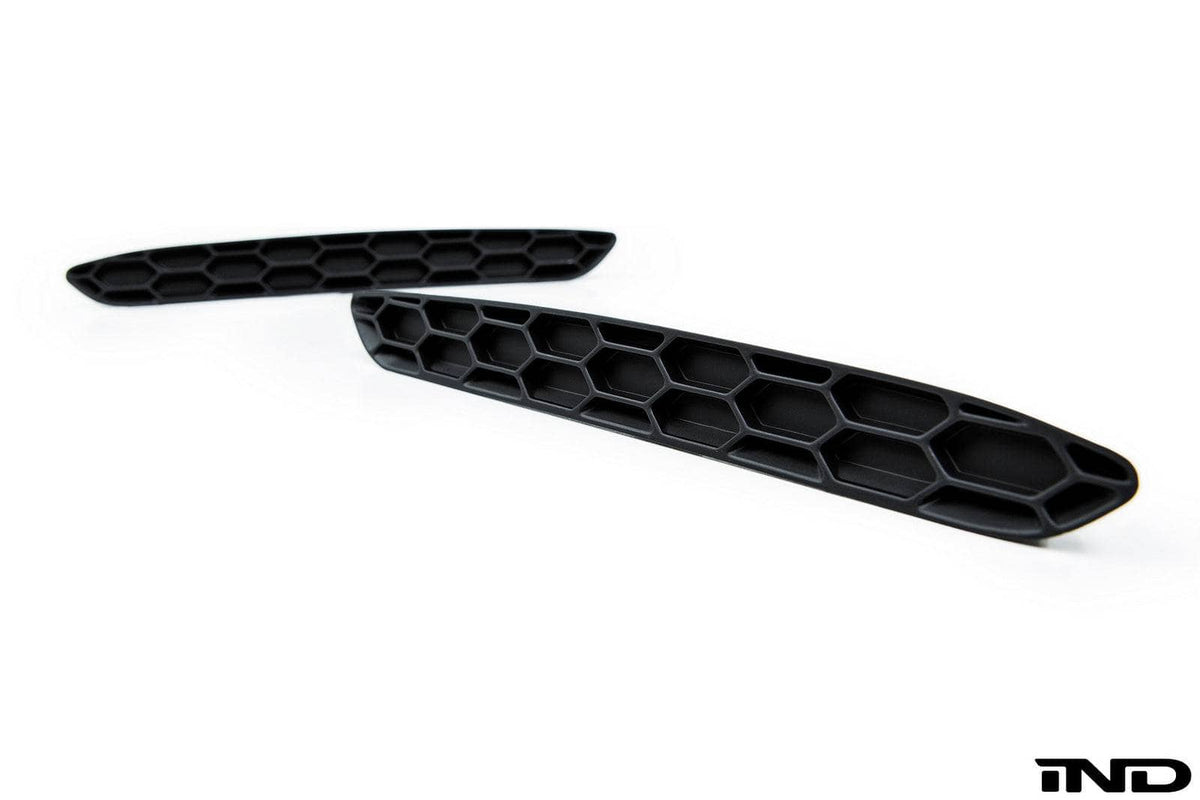 Kies-Motorsports IND Distribution Acexxon F87 M2 Rear Reflector Insert Set - Honeycomb Matte Black