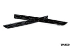 Kies-Motorsports IND Distribution Acexxon F8X M3 / M4 Rear Reflector Insert Set - Honeycomb Gloss Black