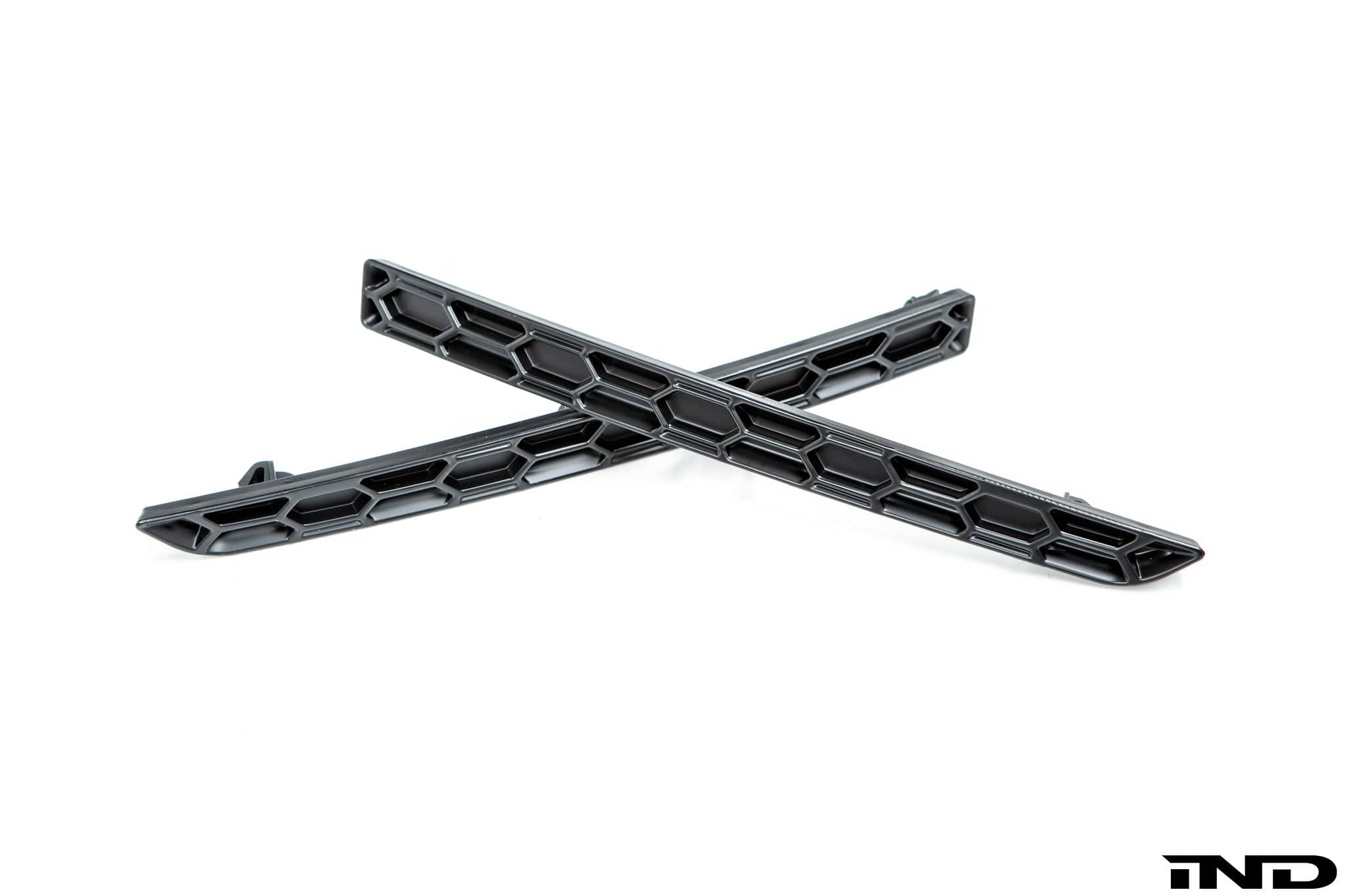 Kies-Motorsports IND Distribution Acexxon F8X M3 / M4 Rear Reflector Insert Set - Honeycomb Matte Black