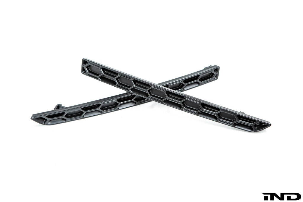 Kies-Motorsports IND Distribution Acexxon F8X M3 / M4 Rear Reflector Insert Set - Honeycomb Matte Black