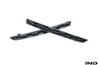 Kies-Motorsports IND Distribution Acexxon F8X M3 / M4 Rear Reflector Insert Set - Honeycomb Matte Black