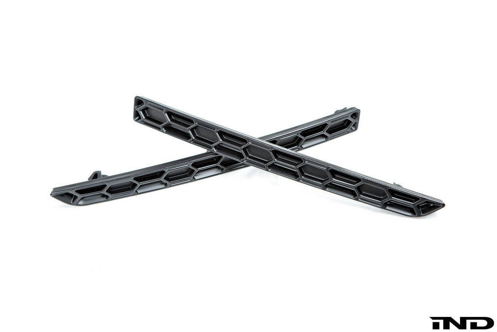 Kies-Motorsports IND Distribution Acexxon F8X M3 / M4 Rear Reflector Insert Set - Honeycomb Matte Black
