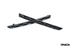 Kies-Motorsports IND Distribution Acexxon F8X M3 / M4 Rear Reflector Insert Set - Honeycomb Matte Black