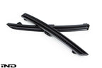 Kies-Motorsports IND Distribution Acexxon F8X M3 / M4 Rear Reflector Insert Set - Horizontal Slat Matte Black