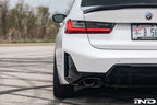 Kies-Motorsports IND Distribution Acexxon G20 3-Series LCI M-Sport Rear Reflector Insert Set - Honeycomb