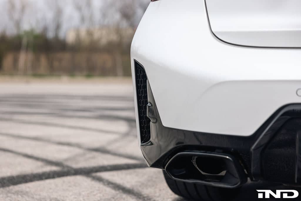 Kies-Motorsports IND Distribution Acexxon G20 3-Series LCI M-Sport Rear Reflector Insert Set - Honeycomb