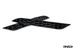 Kies-Motorsports IND Distribution Acexxon MK7.5 Golf GTI / Golf R Rear Reflector Insert Set - Honeycomb Gloss Black