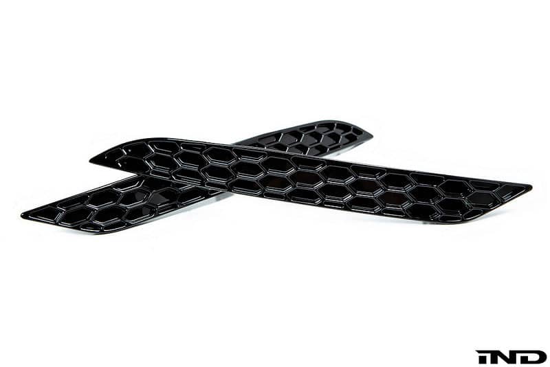 Kies-Motorsports IND Distribution Acexxon MK7.5 Golf GTI / Golf R Rear Reflector Insert Set - Honeycomb Gloss Black