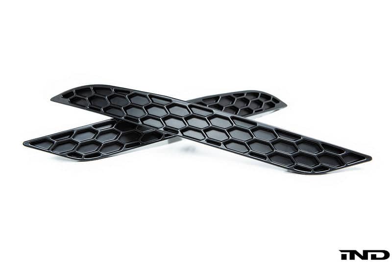 Kies-Motorsports IND Distribution Acexxon MK7.5 Golf GTI / Golf R Rear Reflector Insert Set - Honeycomb Matte Black