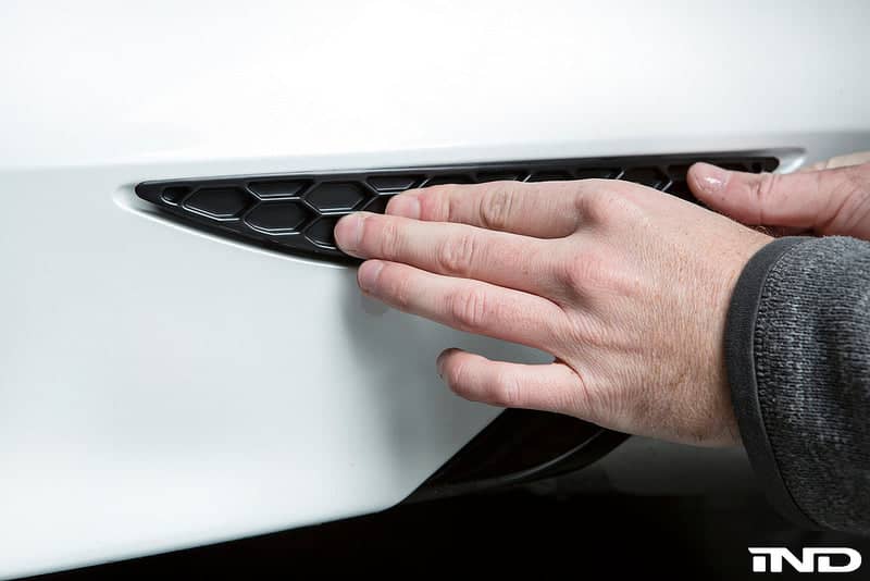 Kies-Motorsports IND Distribution Acexxon MK7 Golf GTI Rear Reflector Insert Set - Honeycomb