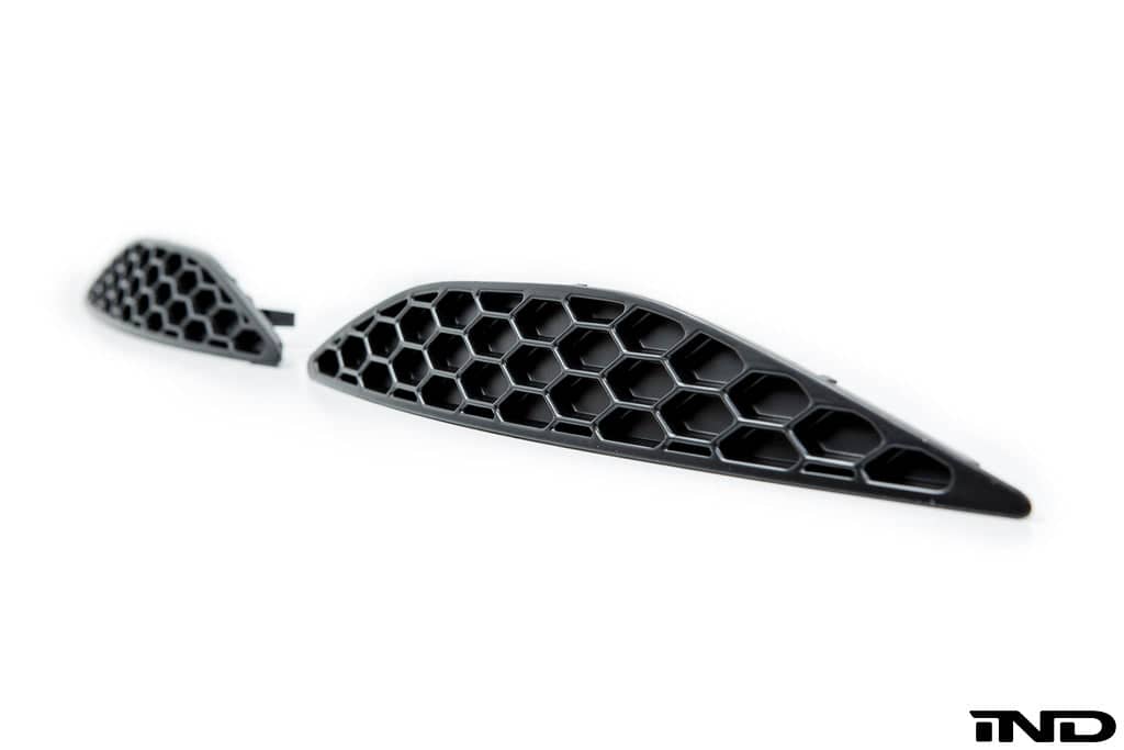 Kies-Motorsports IND Distribution Acexxon MK7 Golf GTI Rear Reflector Insert Set - Honeycomb Matte Black