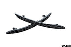 Kies-Motorsports IND Distribution Acexxon MK8 Golf GTI / Golf R Rear Reflector Insert Set - Honeycomb Gloss Black (R18-10-2)