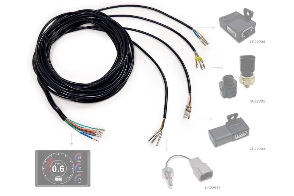 Kies-Motorsports IND Distribution CANchecked ANC04 Compatible Harness - Expanded Sensor Support