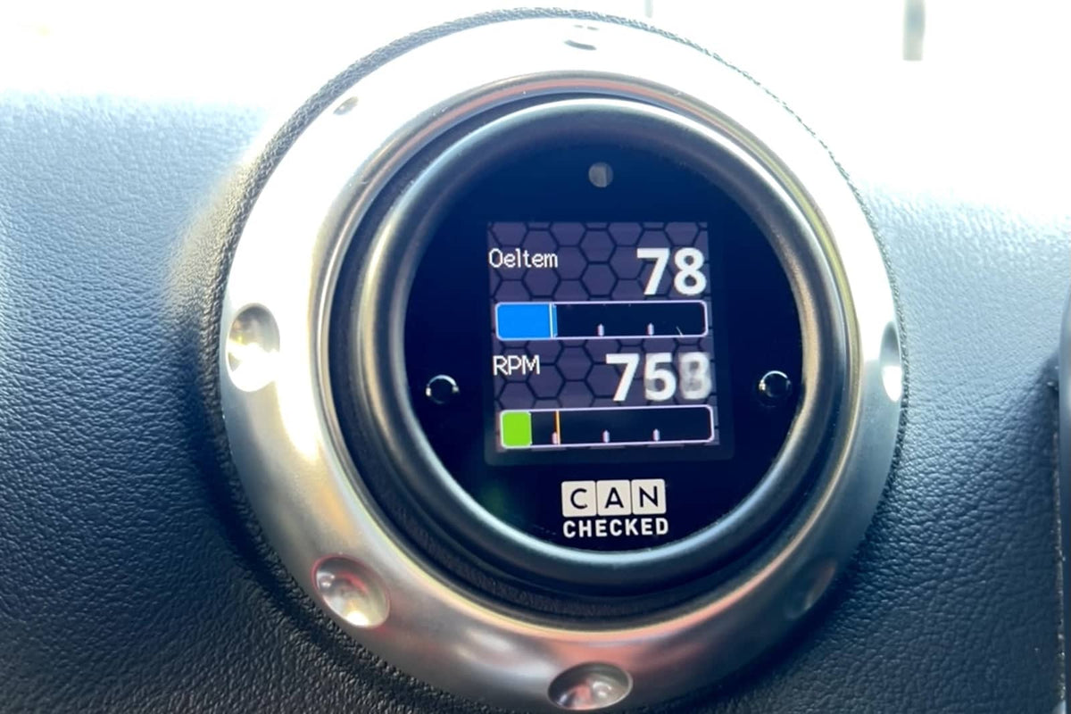 Kies-Motorsports IND Distribution CANchecked Audi 8N TT MFD15 Multi Function Display | 1.5" Gen2 (LHD/RHD)