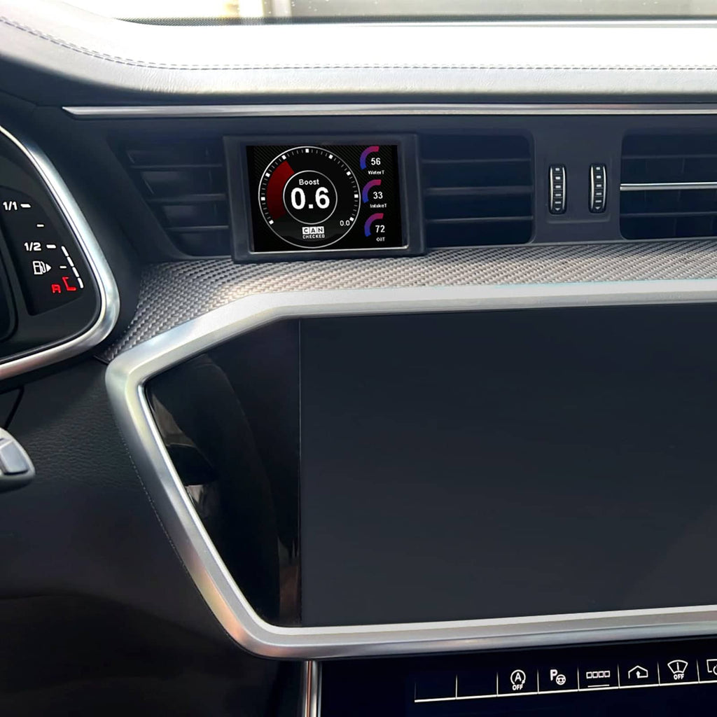 Kies-Motorsports IND Distribution CANchecked Audi C8 A6 / S6 / RS6 MFD28 Multi Function Display | 2.8" Gen2 (LHD)