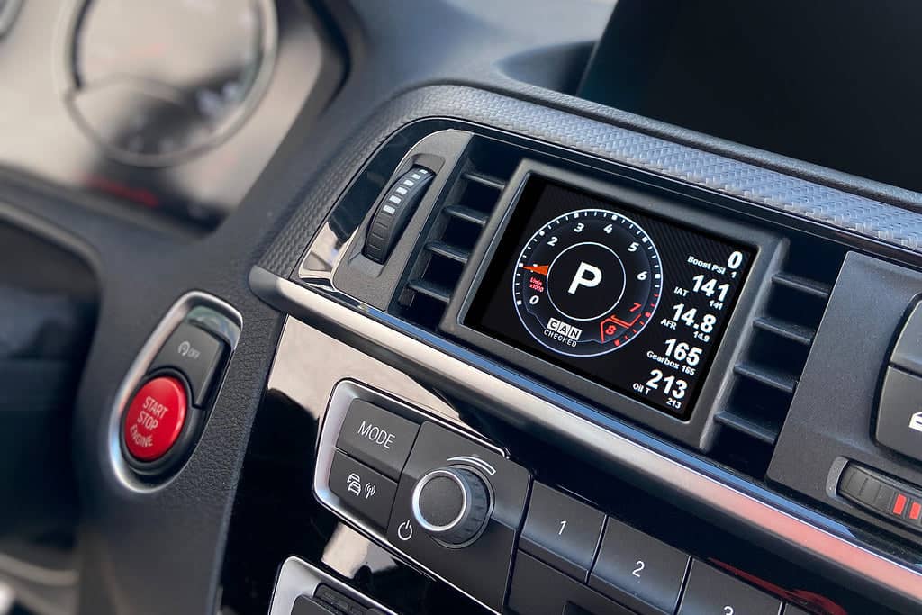 Kies-Motorsports IND Distribution CANchecked F8X / F3X / F22 MFD28 Multi Function Display | 2.8" Gen2 (LHD)