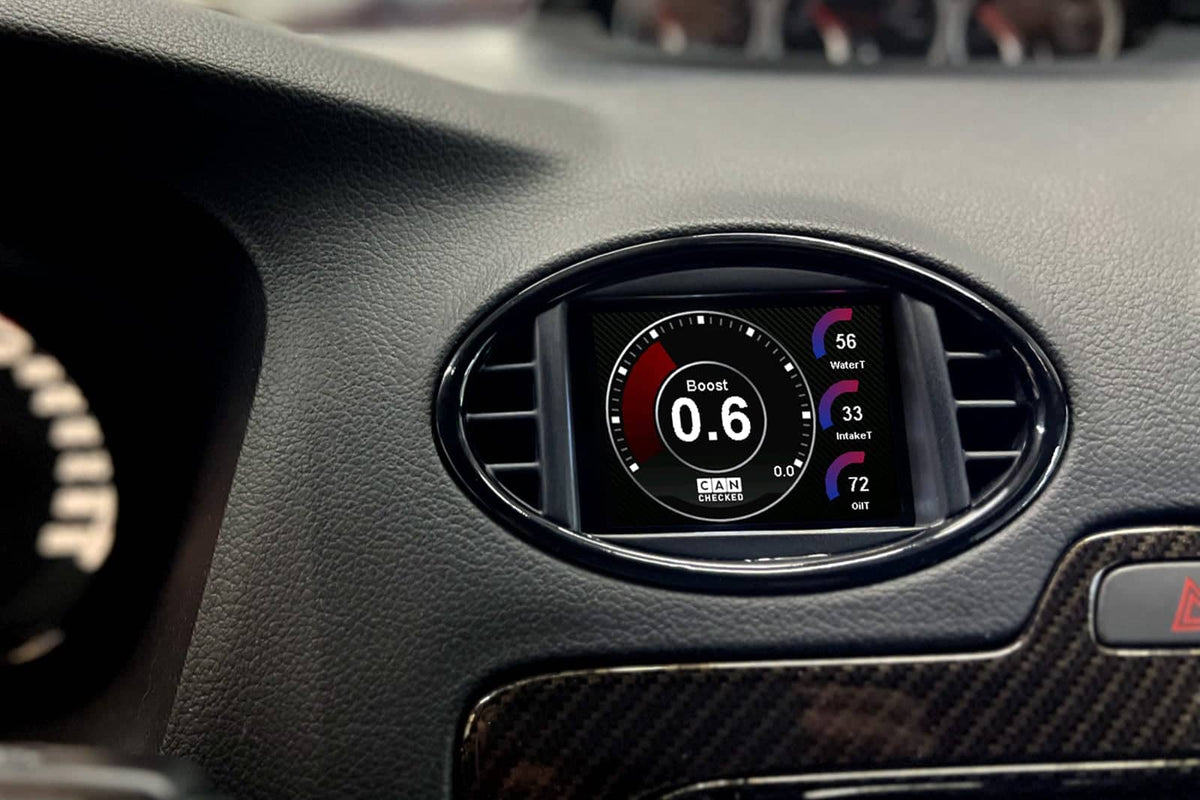 Kies-Motorsports IND Distribution CANchecked Ford MK2 Focus MFD28 Multi Function Display | 2.8" Gen2 (LHD/RHD)