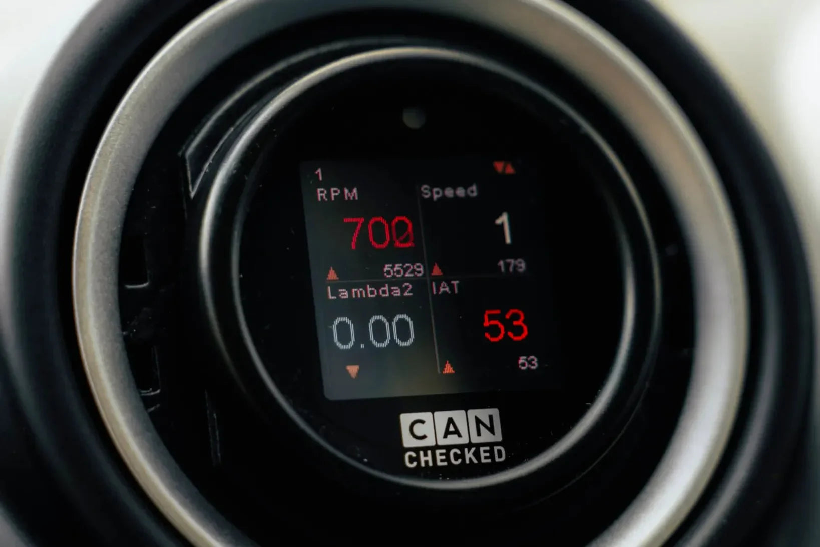 Kies-Motorsports IND Distribution CANchecked Ford MK5 / MK6 / MK7 Fiesta MFD15 Multi Function Display | 1.5" Gen2 (LHD)