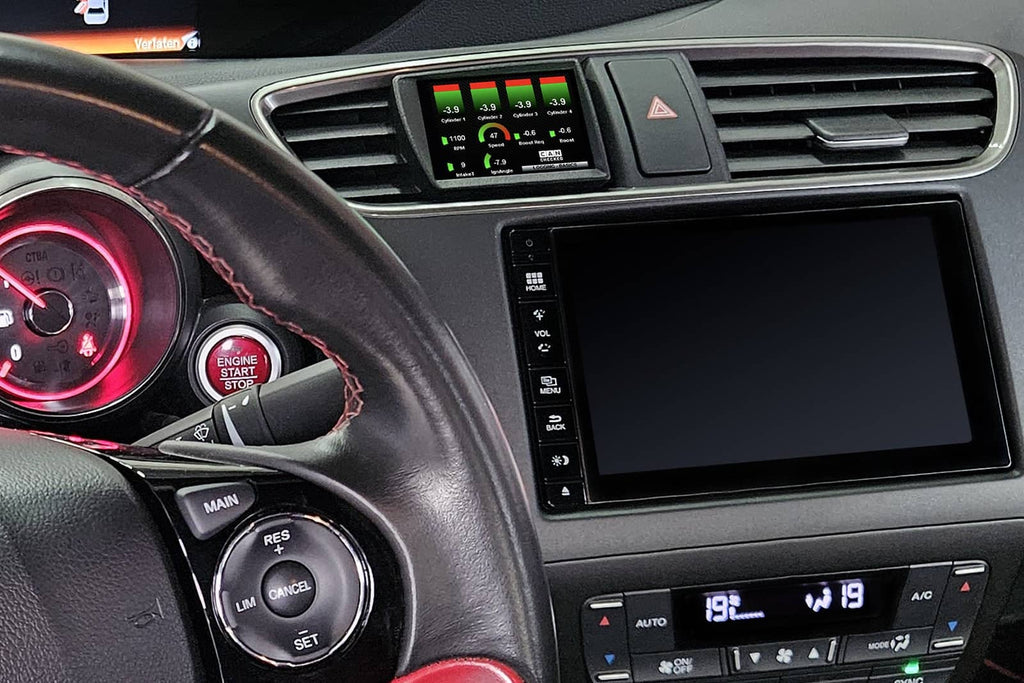Kies-Motorsports IND Distribution CANchecked Honda FK2 Civic MFD32 Multi Function Display | 3.2" Gen2 (LHD)
