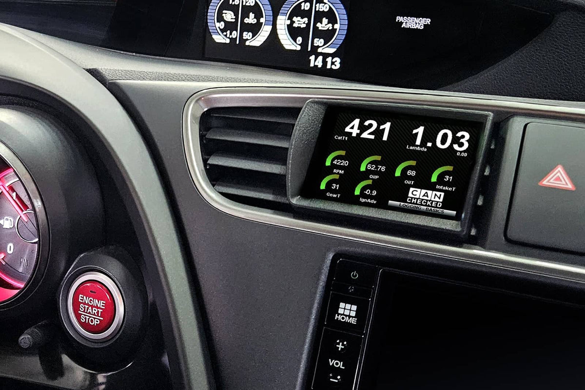 Kies-Motorsports IND Distribution CANchecked Honda FK2 Civic MFD32 Multi Function Display | 3.2" Gen2 (LHD)