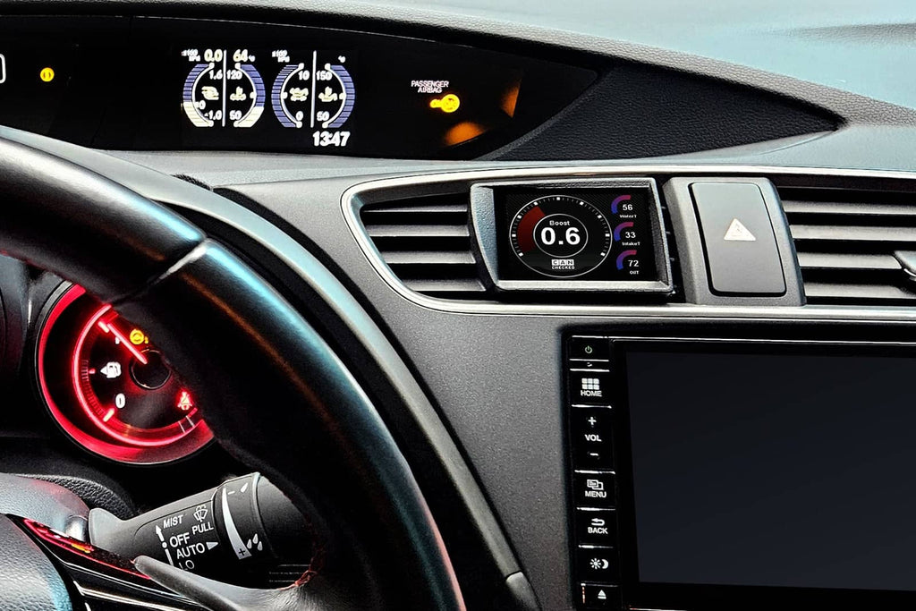 Kies-Motorsports IND Distribution CANchecked Honda FK2 Civic MFD32 Multi Function Display | 3.2" Gen2 (LHD)