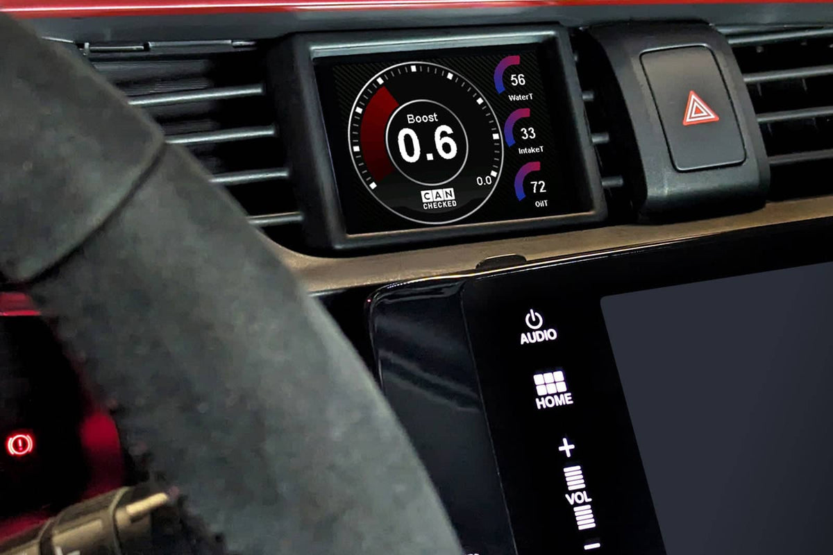 Kies-Motorsports IND Distribution CANchecked Honda FK8 Civic MFD32 Multi Function Display | 3.2" Gen2 (LHD)