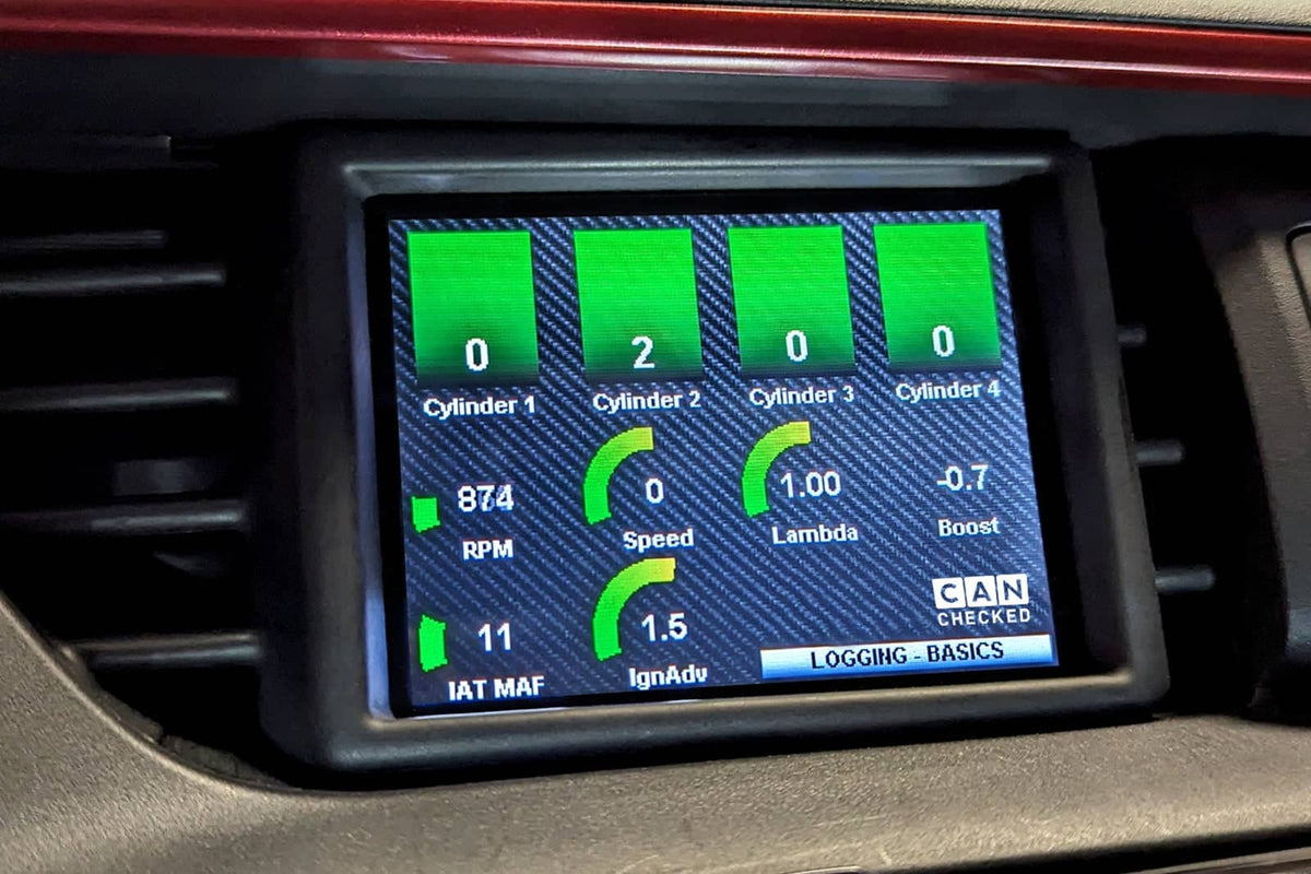 Kies-Motorsports IND Distribution CANchecked Honda FK8 Civic MFD32 Multi Function Display | 3.2" Gen2 (LHD)