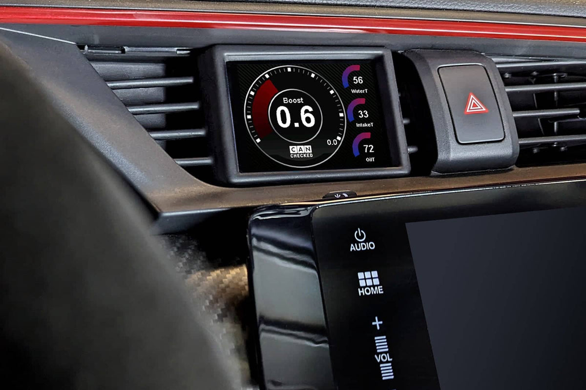 Kies-Motorsports IND Distribution CANchecked Honda FK8 Civic MFD32 Multi Function Display | 3.2" Gen2 (LHD)