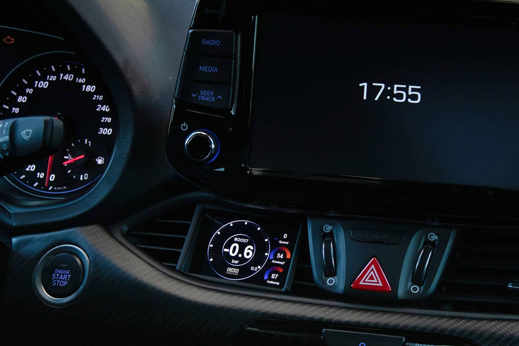 Kies-Motorsports IND Distribution CANchecked Hyundai PD i30N Pre-Facelift MFD28 Multi Function Display | 2.8" Gen2 (LHD)